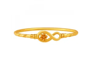 22k Floral Gold Nowa In The Shape Of Infinity Loop