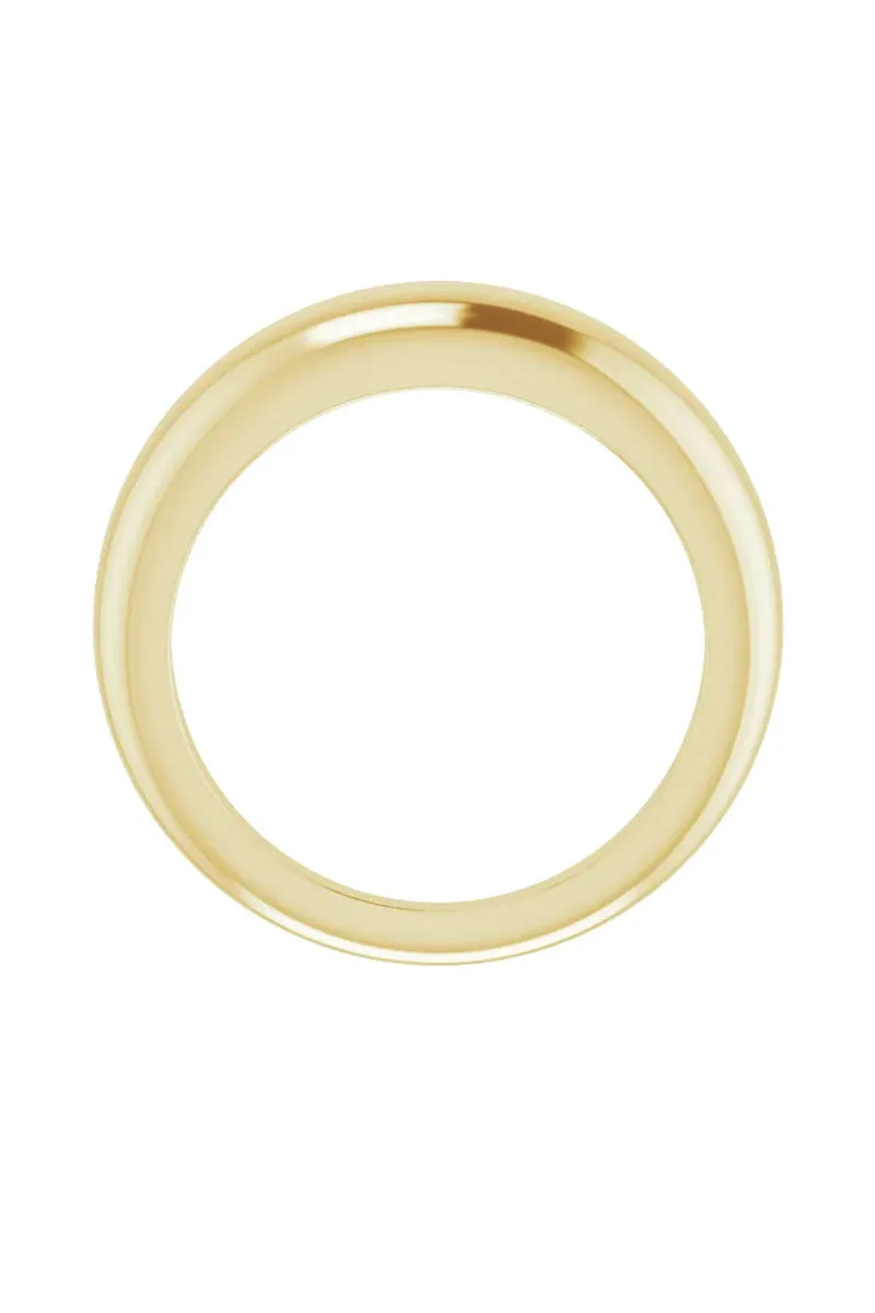 6mm Dome Ring - Yellow Gold