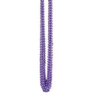 720 Count Of 7Mm X 33" Purple Beads In Bulk Box