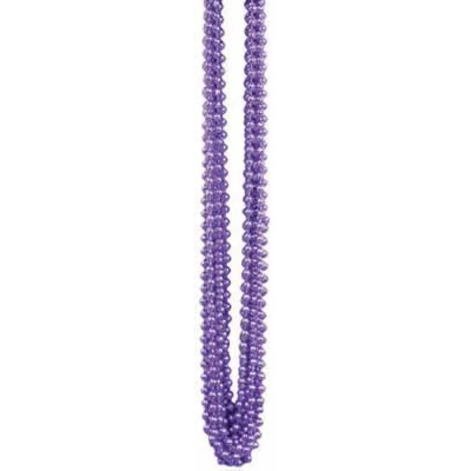 720 Count Of 7Mm X 33" Purple Beads In Bulk Box