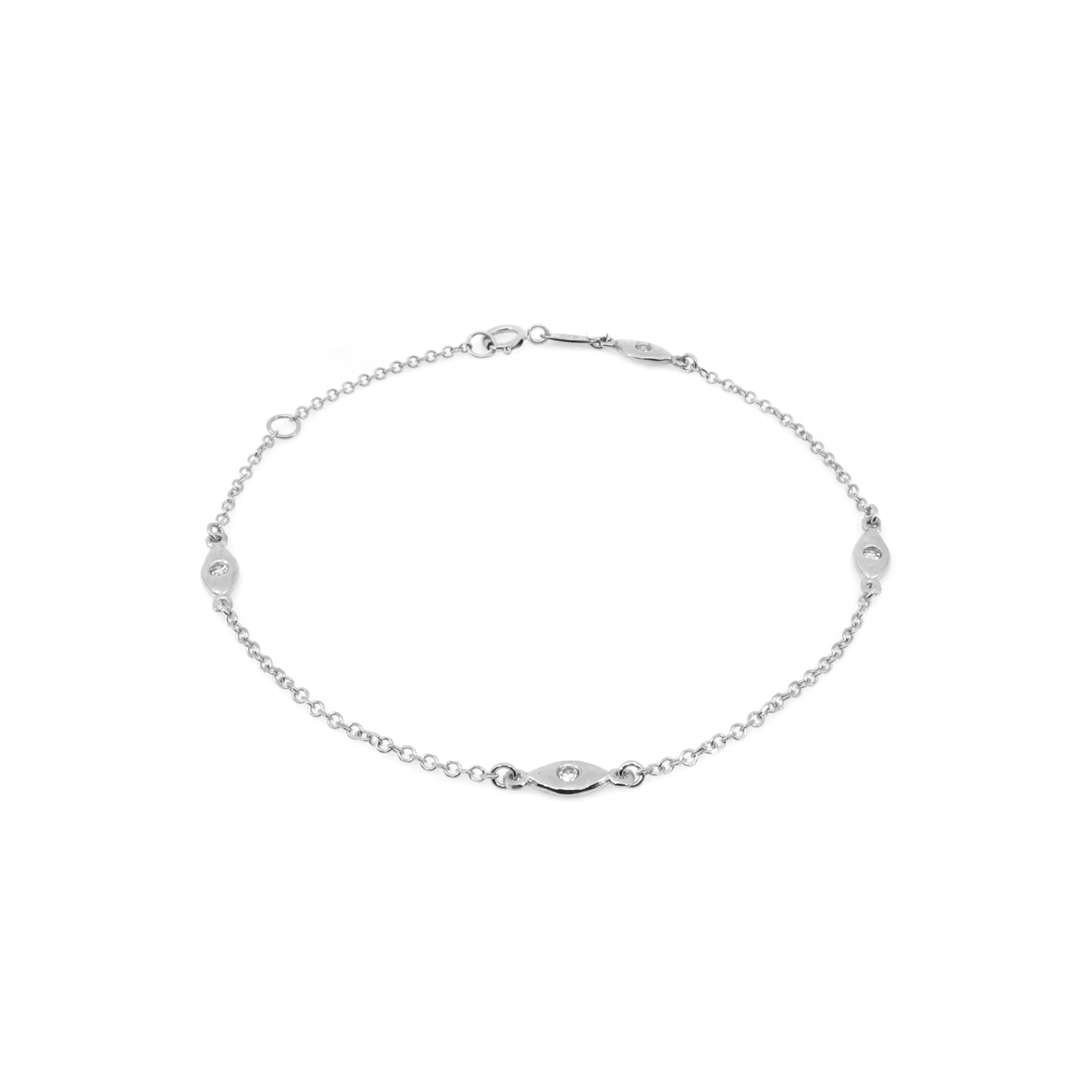 9K Gold Cubic Zirconia Bracelet - 20731236