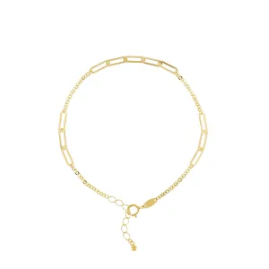 9K Yellow Gold Link Bracelet - WSGD90424.YG