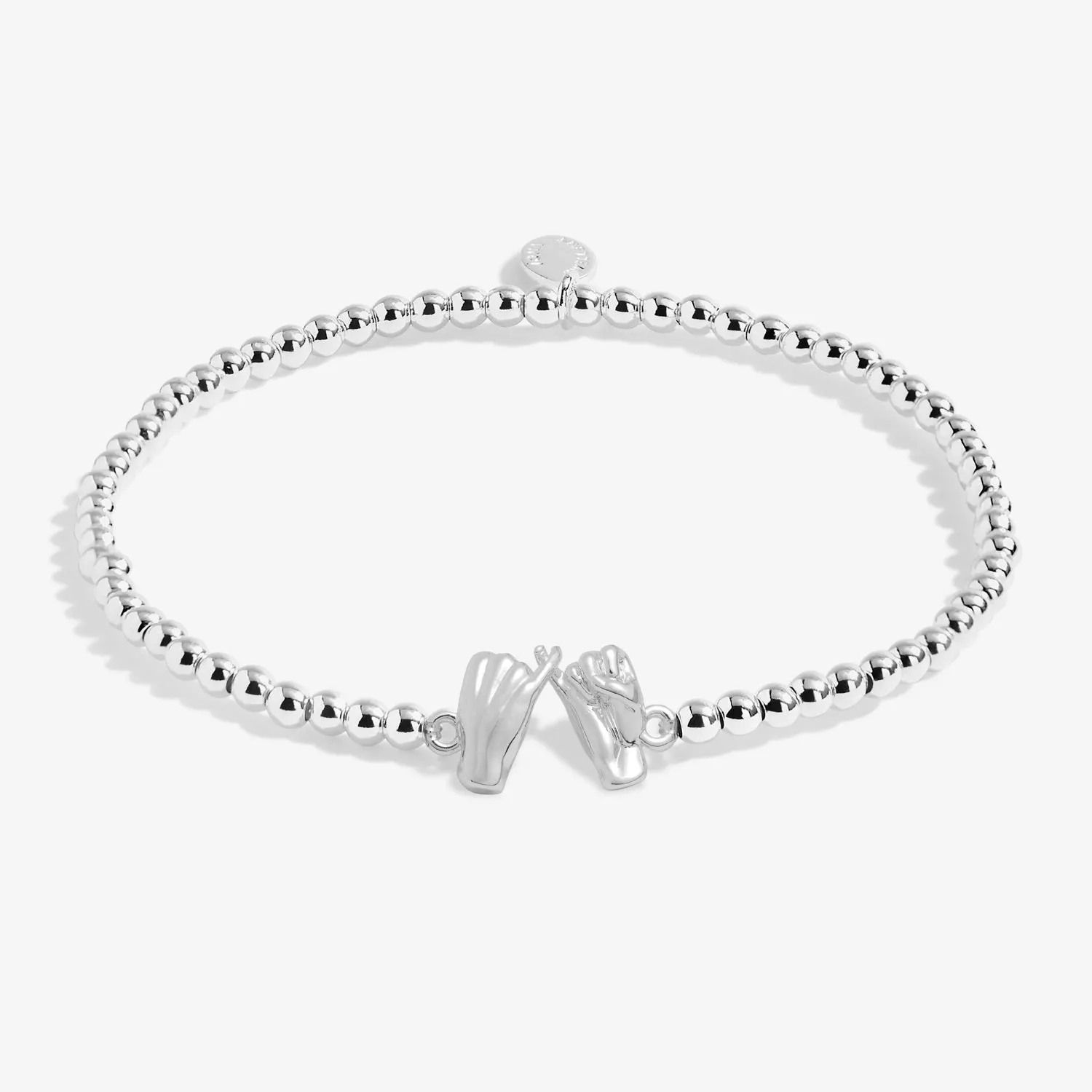 A Little Pinky Promise Silver Plated Bracelet 7398