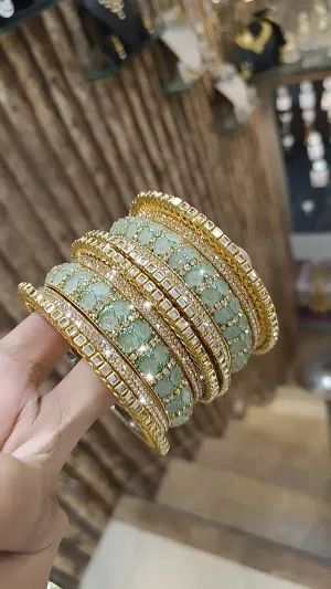 AD Pakistani Bangles Set Bollywood Inspired Design