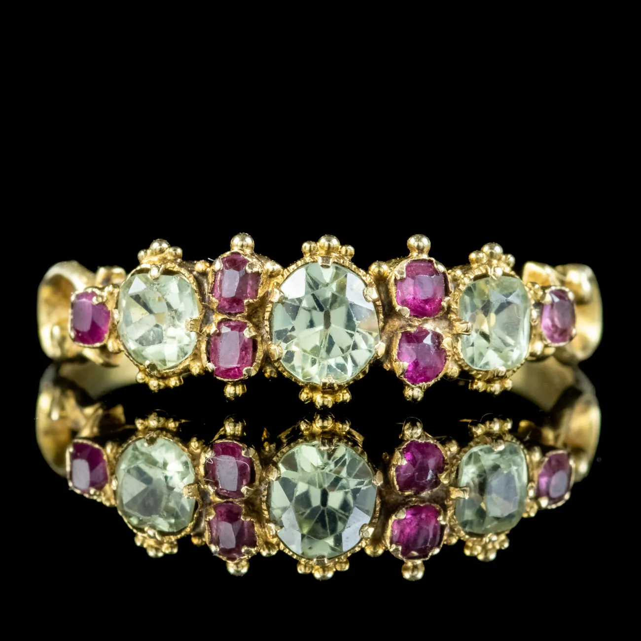 Antique Victorian Ruby Chrysoberyl Ring 0.65ct Of Chrysoberyl