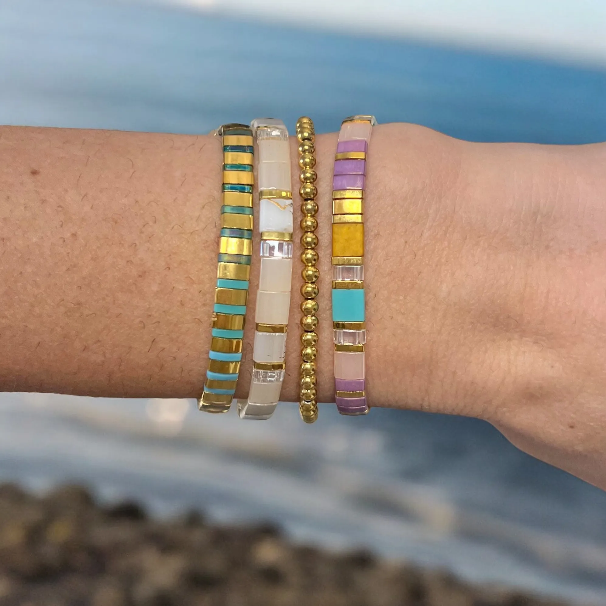 BOHO SUNRISE - Tila Bead Bracelets