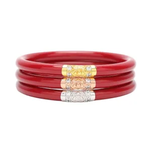 BuDhaGirl Red Three Kings All Weather Bangles