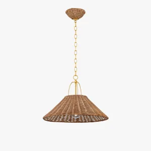 Davida Woven Rattan Pendant