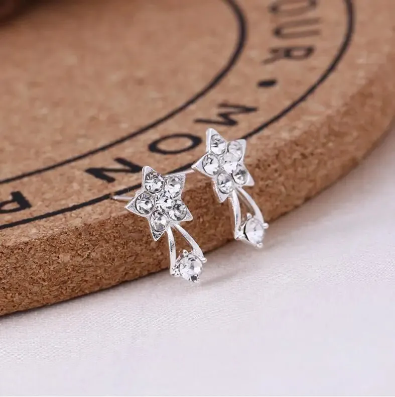 Earrings For Women Pearl Cute Fashion Girls Animal Jewelry Trend Rabbit Flower Heart Fruit Cherry Butterfly