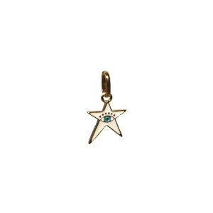 enamel evil eye star bale charm