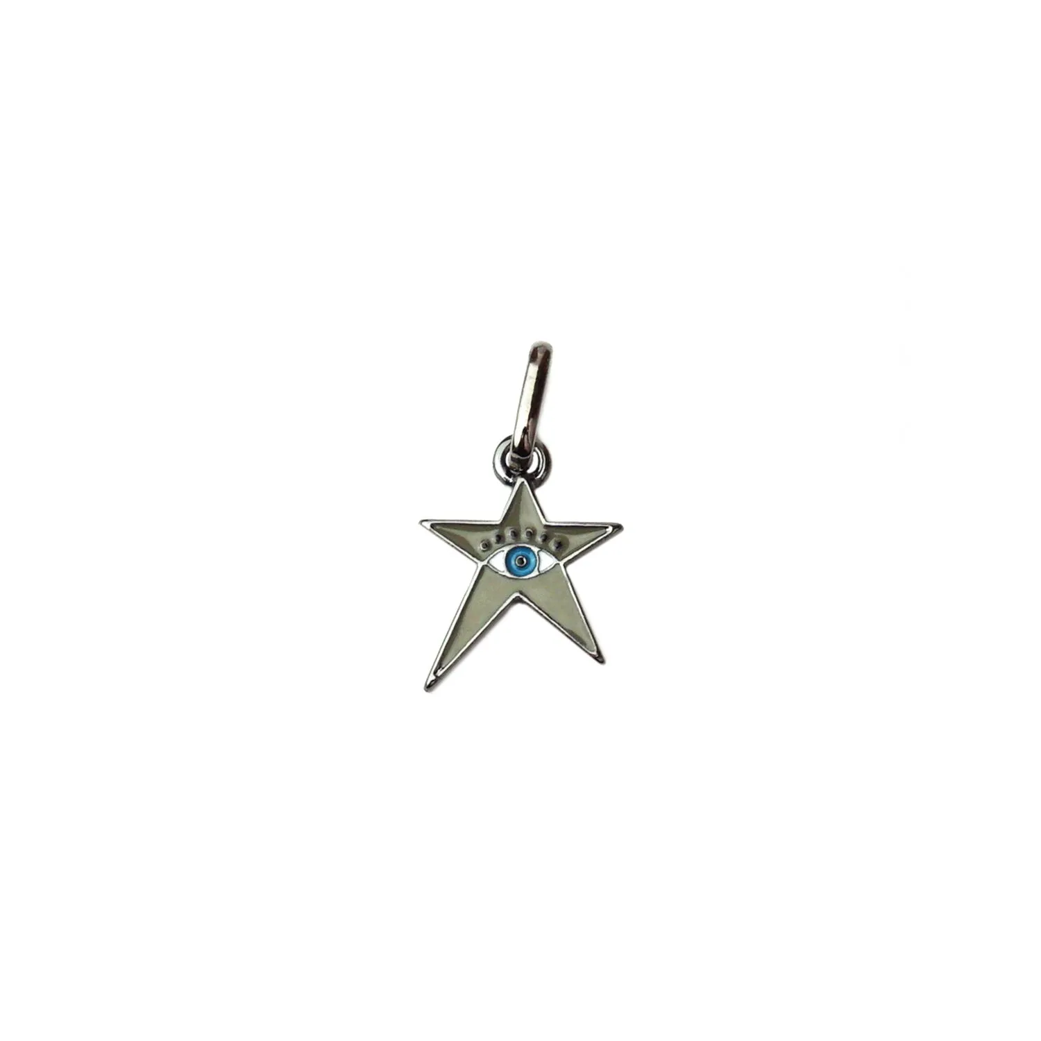 enamel evil eye star bale charm