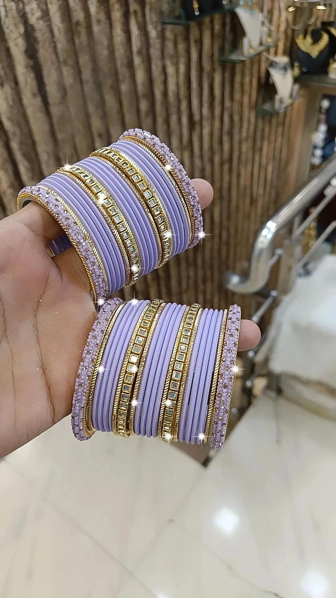 Glamorous Pakistani Bangles Set Engagement Perfection