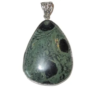 Green Jasper Pendant Crocodile Guardian of my Love Kambaba