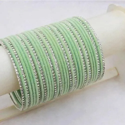 Indian Bangles with Velvet Diamond finish, Indian Bangles, Wedding jewelry, CZ bangles, colorful bangles set 32 bangles, bollywood jewelry