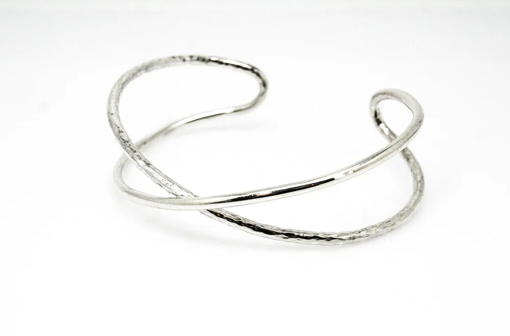 Infinity Sterling Silver Cuff