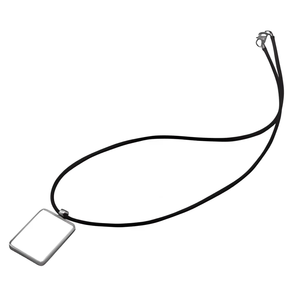 Jewellery - Pendant - Rectangle Shape with Cord