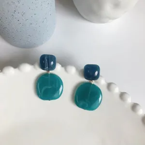 Just Lil Things Blue Pin Earrings jlt12120