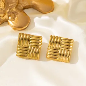 Just lil things Gold Pin Earrings jlt12591