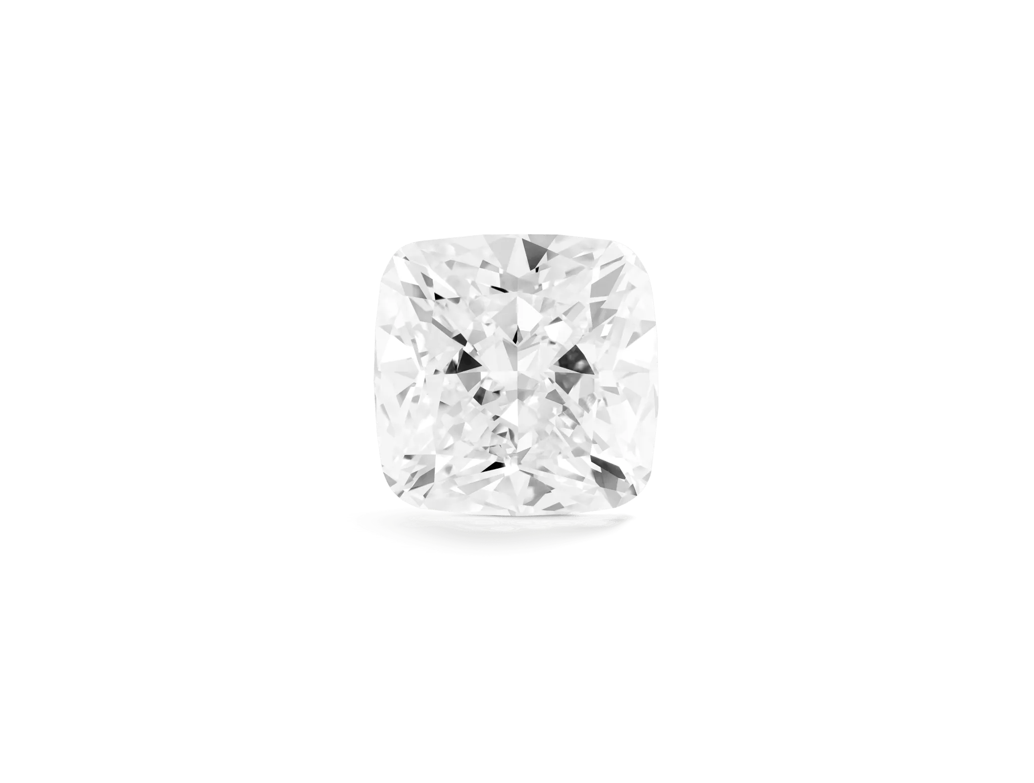 Lab-Grown Loose 2¾ct. Cushion Cut Diamond | White