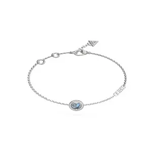 Ladies Solitaire Heart Crystal Bracelet UBB04668RHLSL