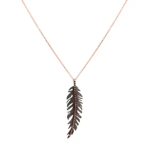 Large Feather Necklace