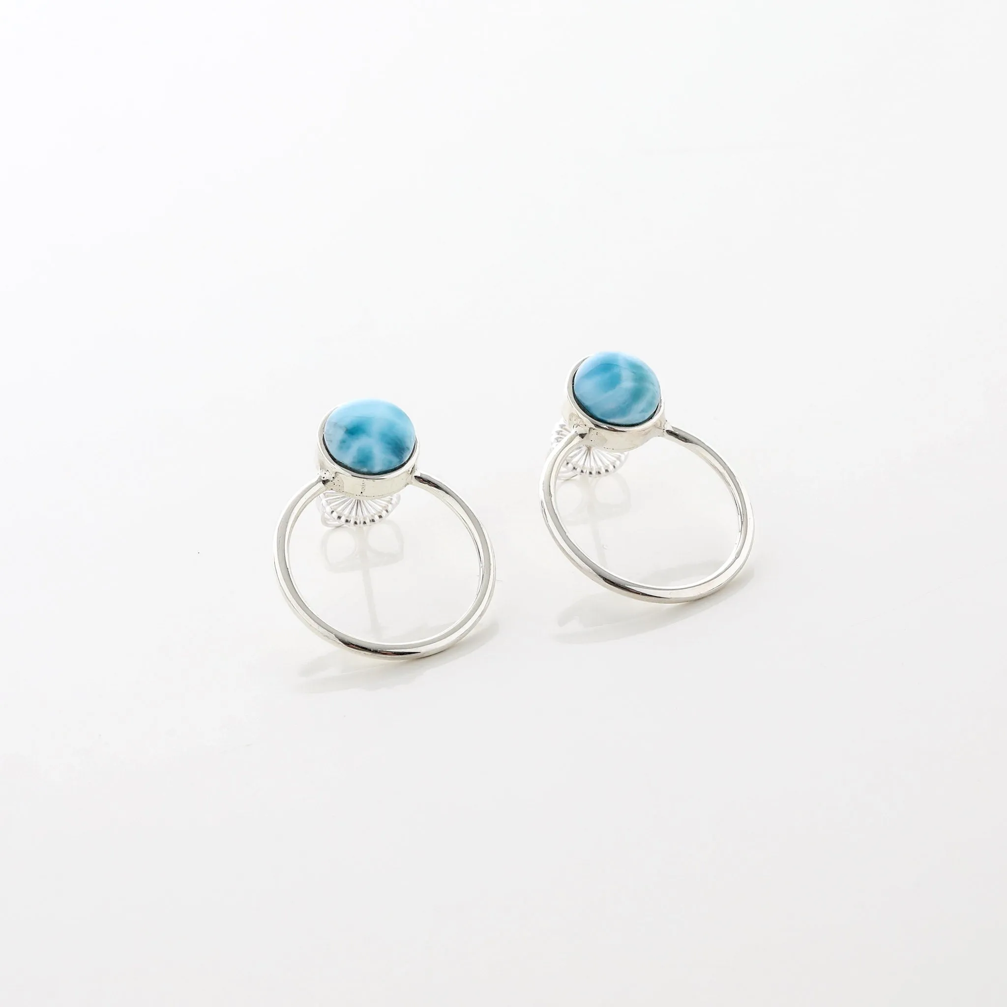 Larimar Earrings Vesta