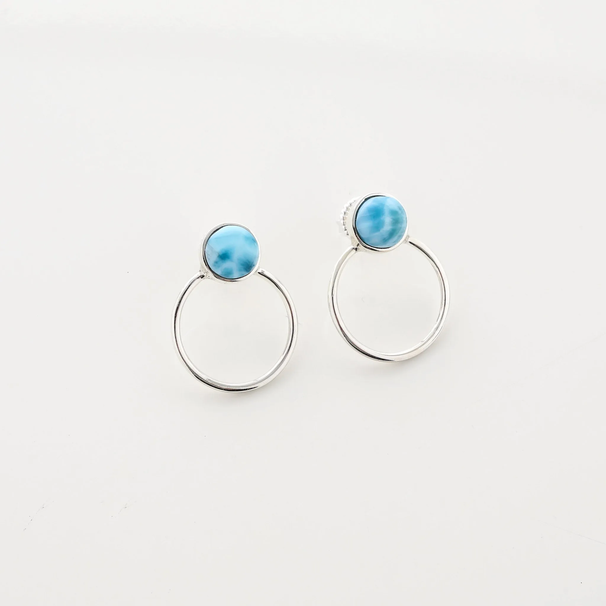 Larimar Earrings Vesta