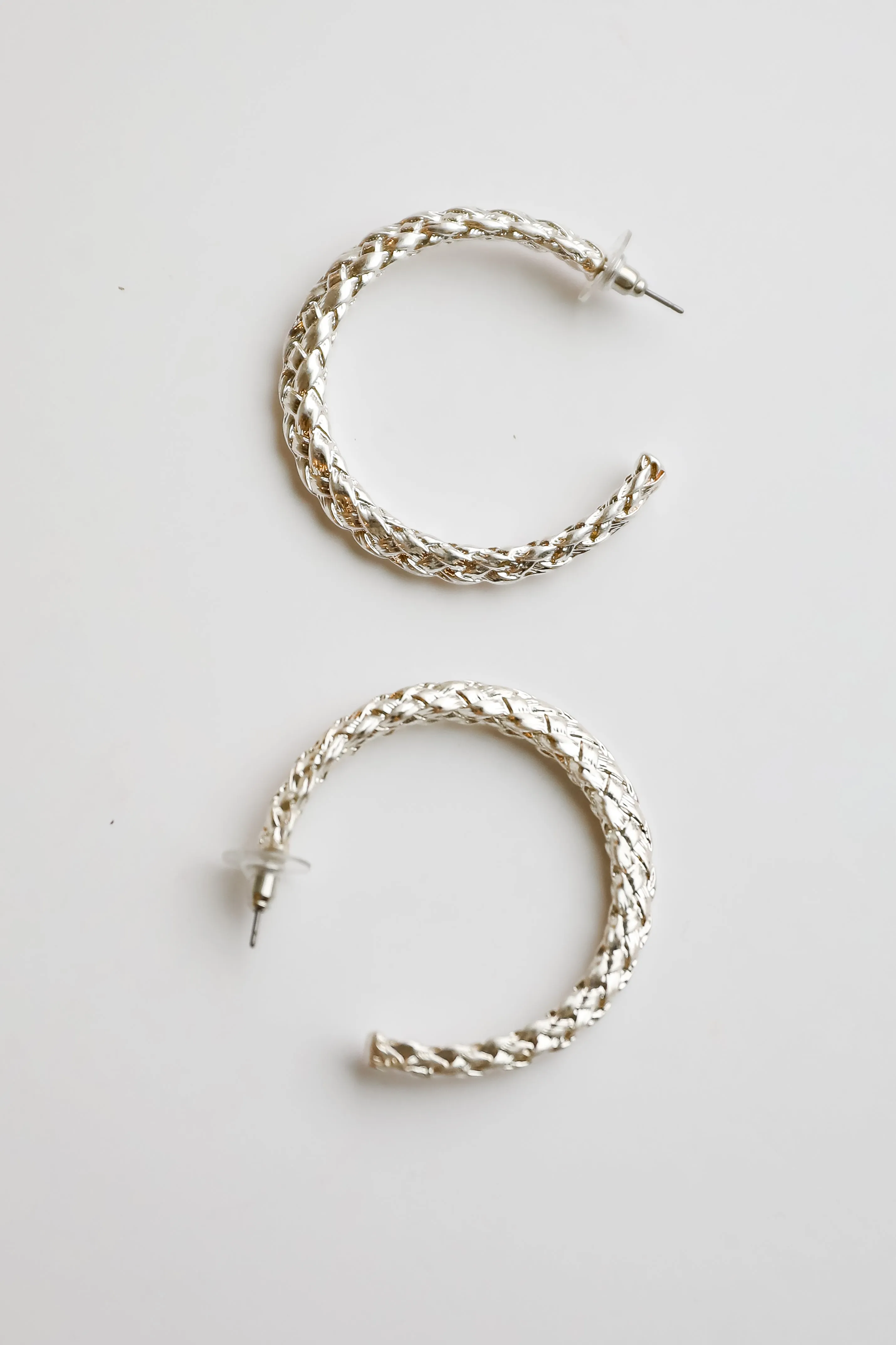 Layla Braided Hoop Earrings