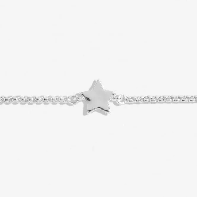 Mini Charms Star Silver Plated 24.5cm Adjustable Bracelet 7143