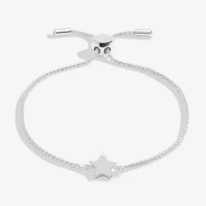 Mini Charms Star Silver Plated 24.5cm Adjustable Bracelet 7143