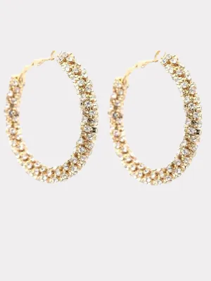 Nadri Rhinestone Hoops