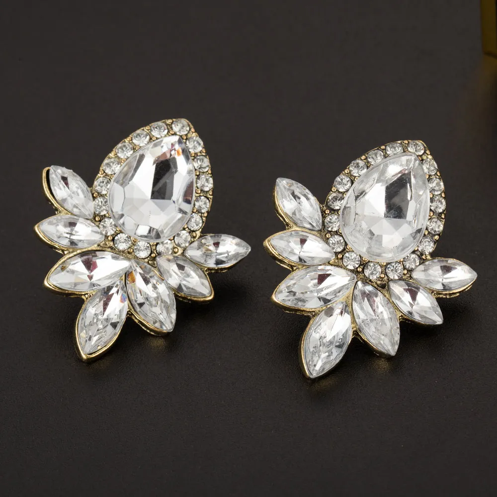 New Fashion Rhinestone Stud Earrings