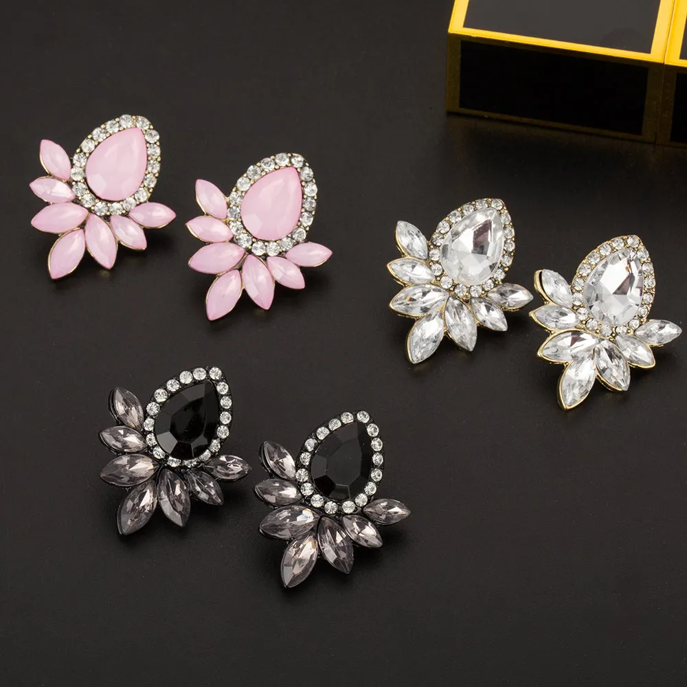 New Fashion Rhinestone Stud Earrings