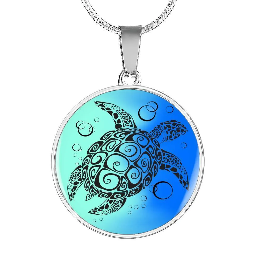 Ocean Turtle Twist Necklace