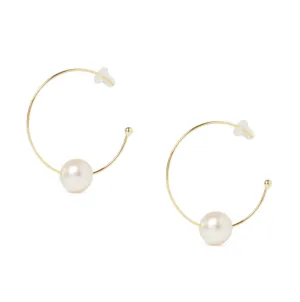 Oh So Fine Hoop Earring Vermeil