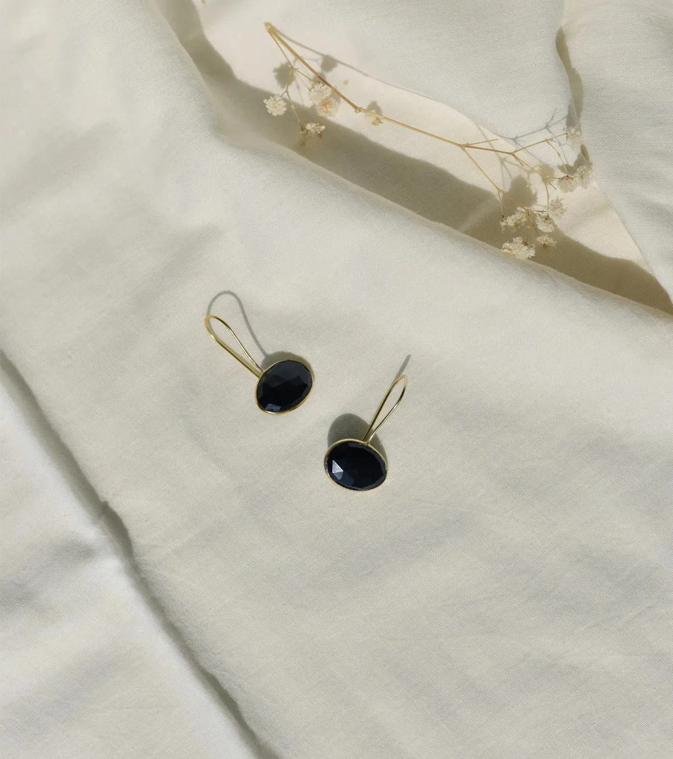 Onyx Drop Earrings