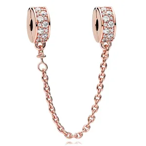 Pandora Clear CZ Shining Elegance Safety Chain