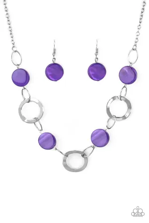 Paparazzi Necklace ~ Bermuda Bliss - Purple