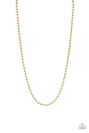 Paparazzi Necklace ~ Mardi Gras Madness - Gold