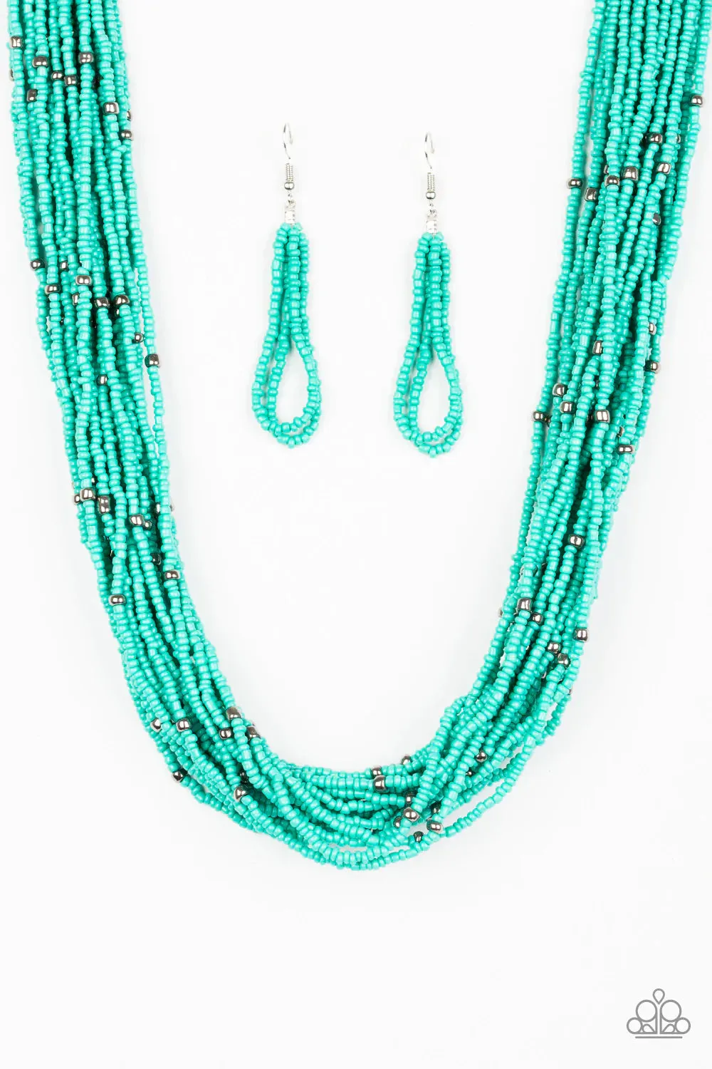 Paparazzi Necklace ~ Summer Samba - Blue