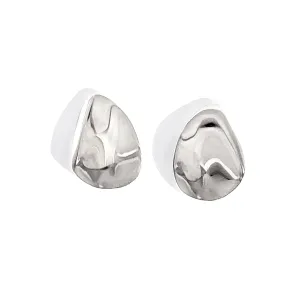 Petal Studs Small - Silver