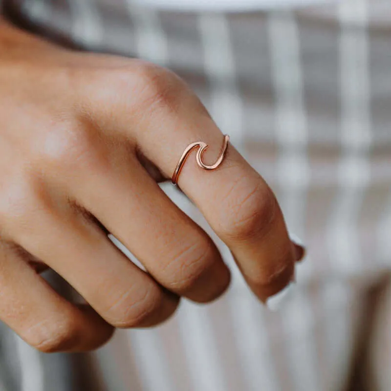 Pura Vida Wave Ring