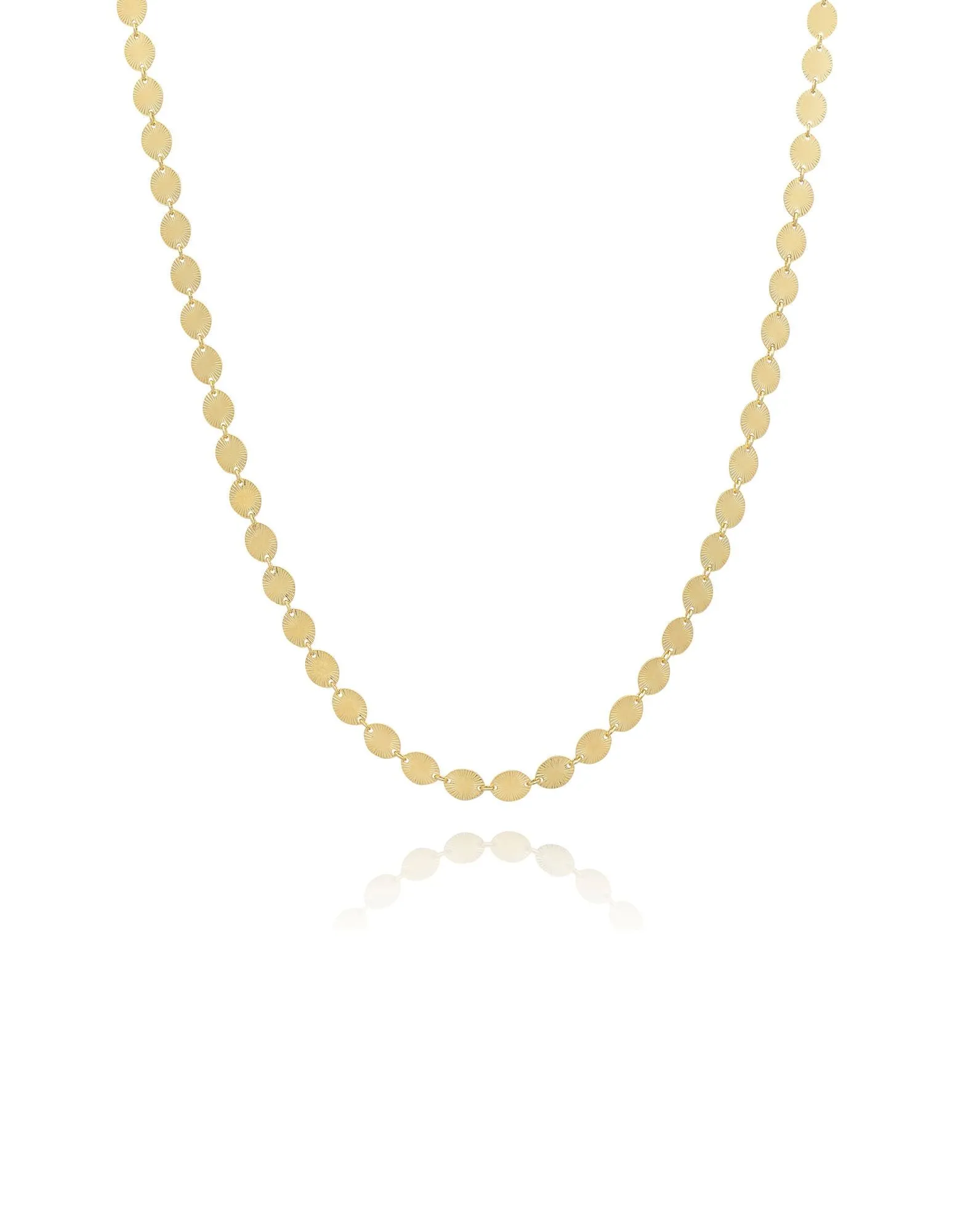 Rachel Jackson Sunburst Chain Necklace- Gold