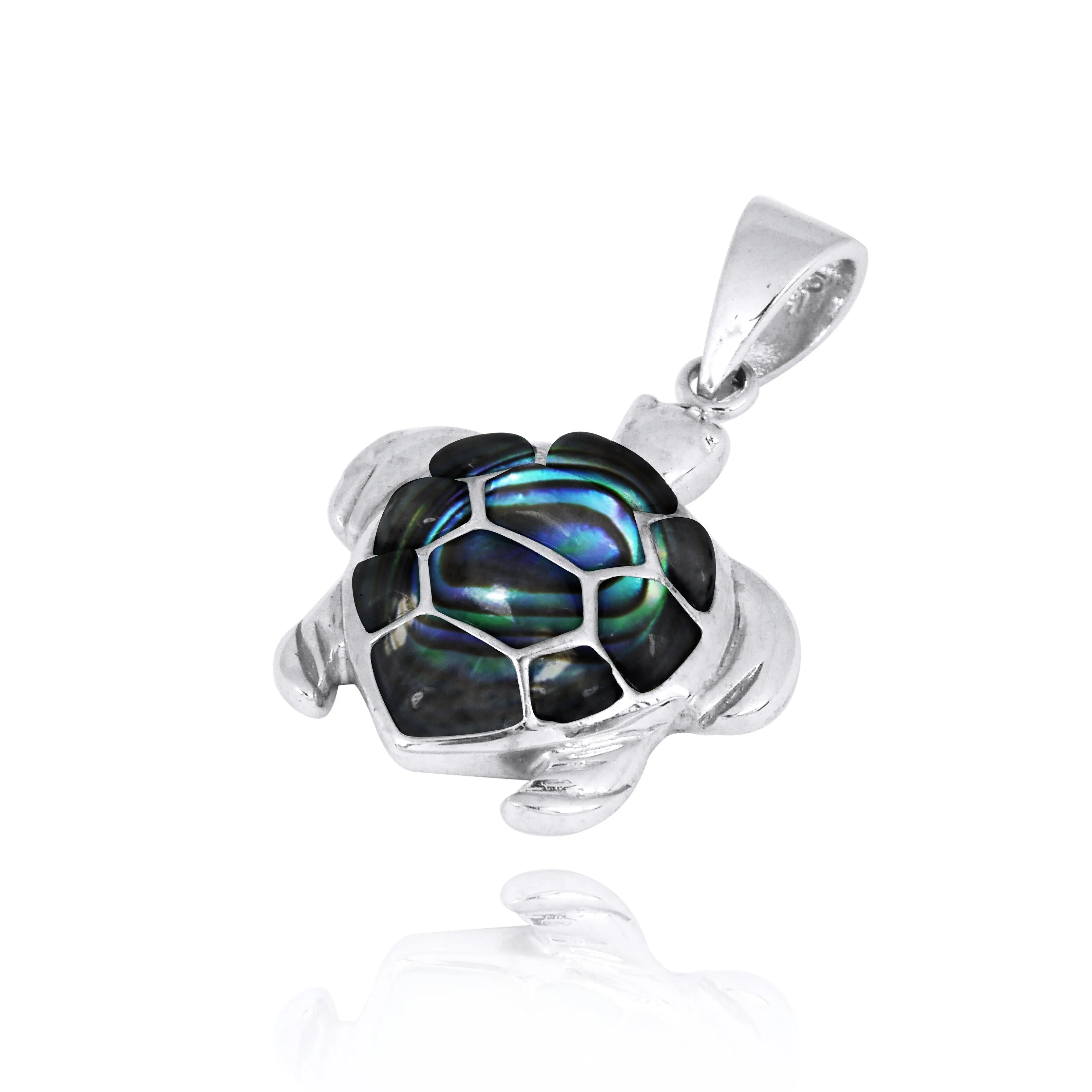 Sea Turtle Necklace with Abalone Shell - Miami