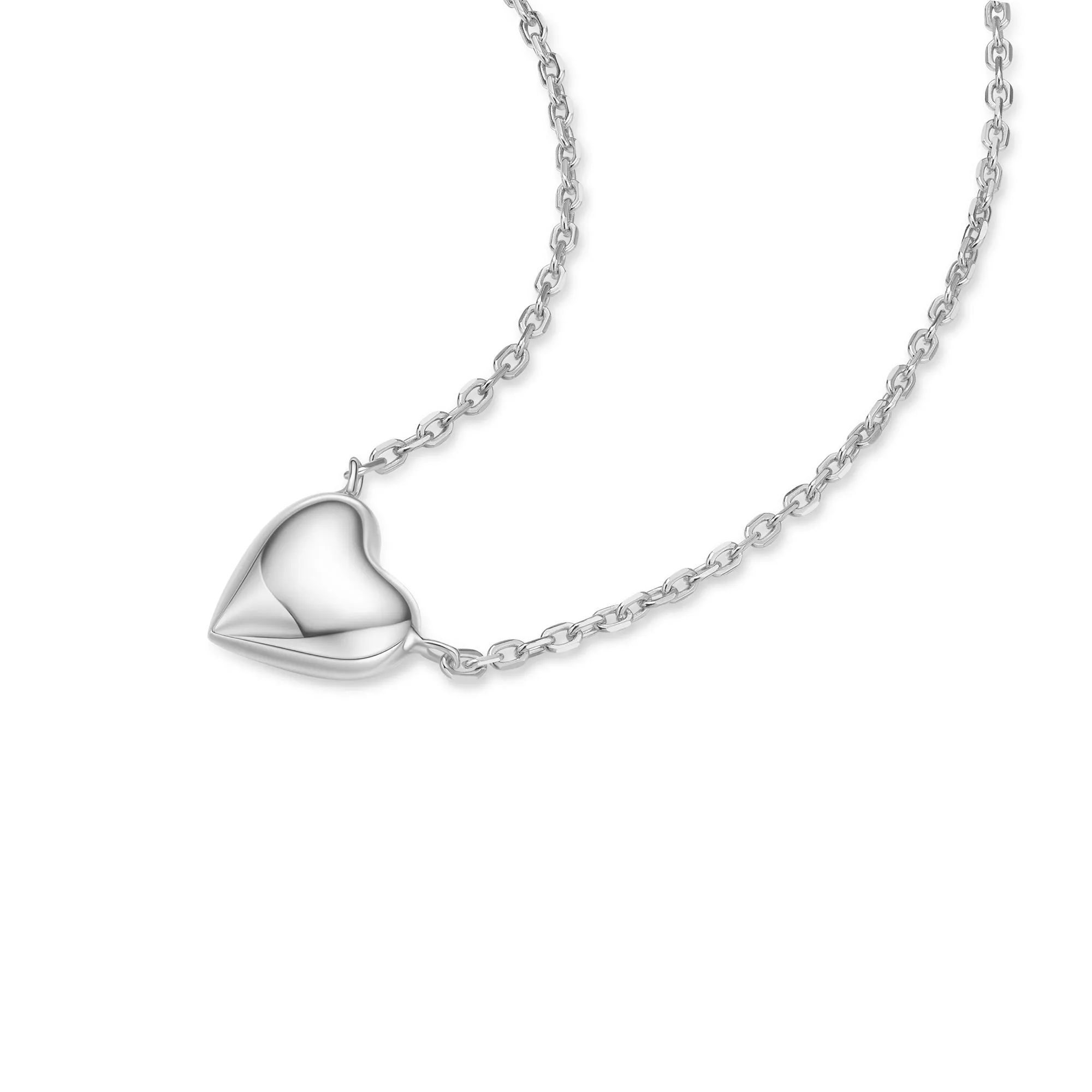 Silver Sweetheart Necklace