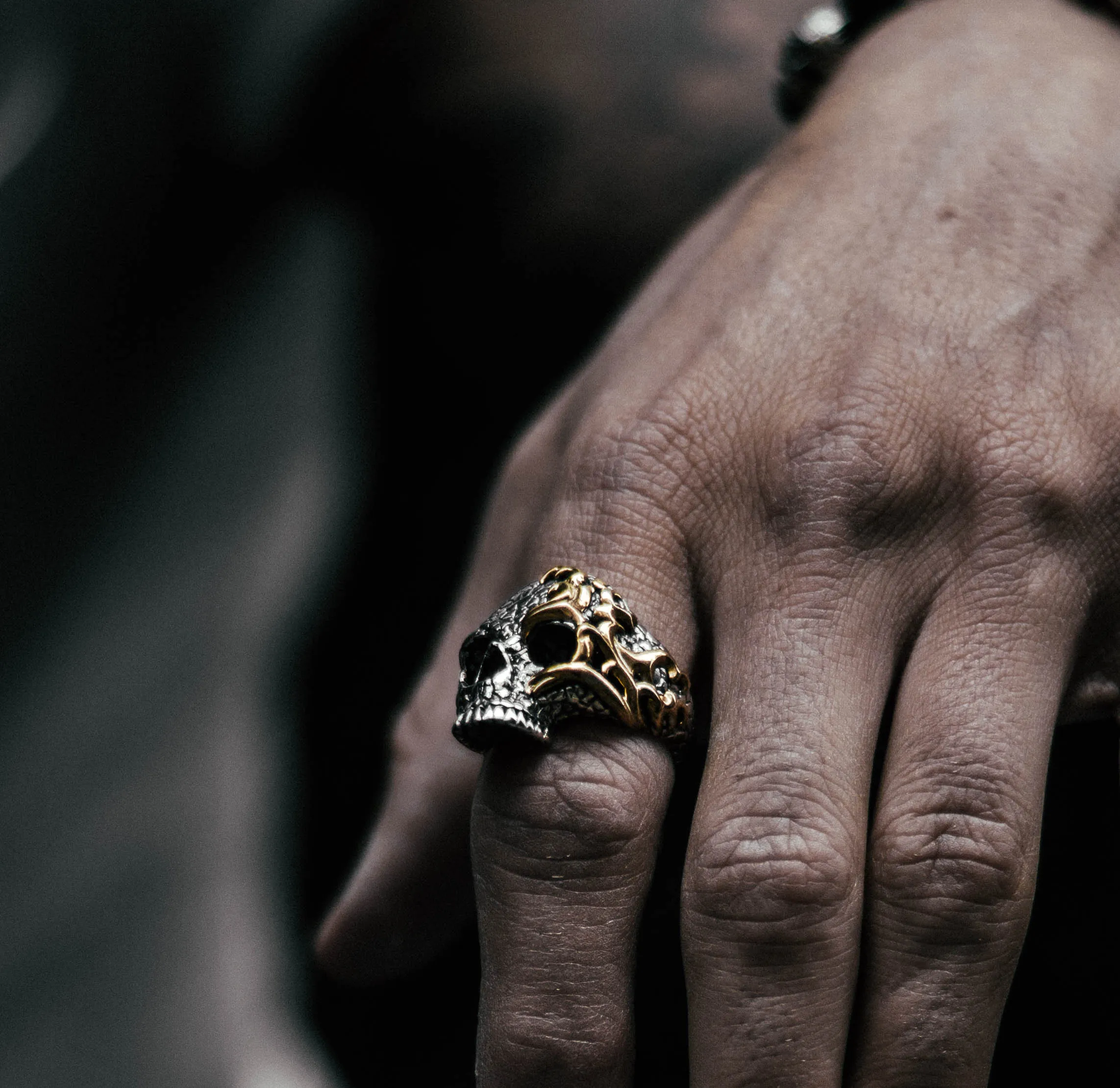 SPIZOIKY SKULL RING