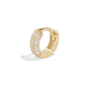 THE AURORA HOOP S - Solid 14k gold