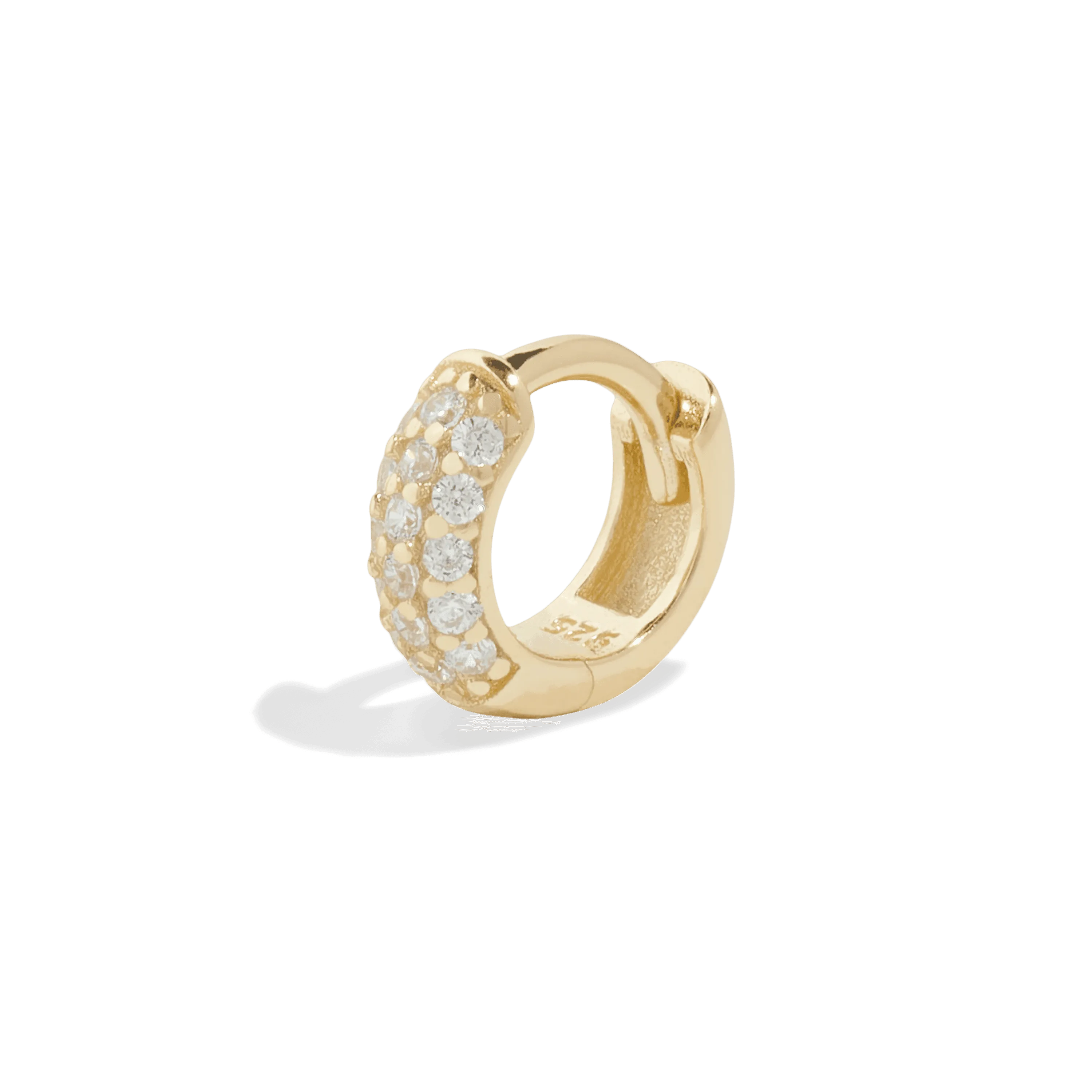 THE AURORA HOOP S - Solid 14k gold