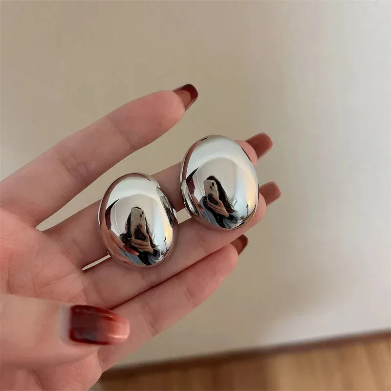 VAIGE Geometric Irregular Stud Earrings - Trendy Vintage Zinc Alloy Jewelry for Parties and Special Occasions