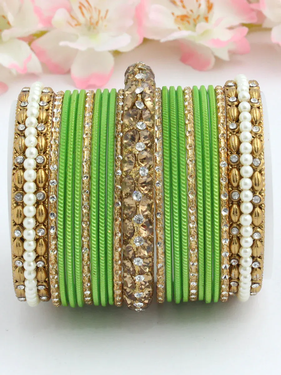 Wedding Special Pearl Bangles Jewelry Set, Special Bangles Chura Set, Indian Chooda Set, Pakistani Pearl Kudan Jewelry, Bridal Jewellery Set, Kundan Jewelry Set